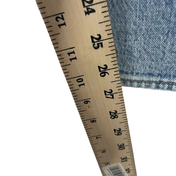 Levi's Vintage Big E Wedgie Women's Size 31 Light Wash Button Fly Cropped Jeans - Picture 11 of 11